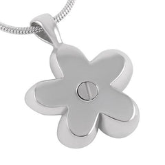 Flower Cremation Urn Necklace
