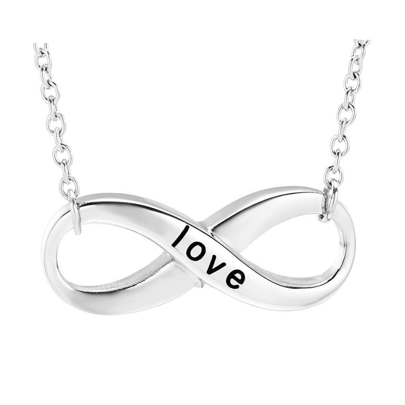 Forever Love Infinity Shaped Cremation Urn Necklace