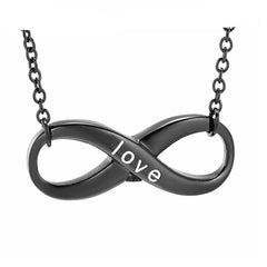 Forever Love Infinity Shaped Cremation Urn Necklace