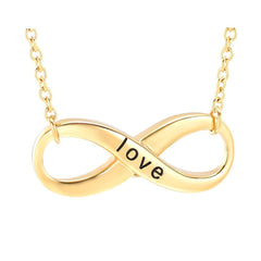 Forever Love Infinity Shaped Cremation Urn Necklace