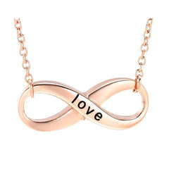 Forever Love Infinity Shaped Cremation Urn Necklace