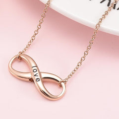 Forever Love Infinity Shaped Cremation Urn Necklace