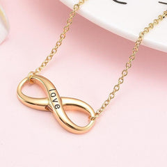Forever Love Infinity Shaped Cremation Urn Necklace