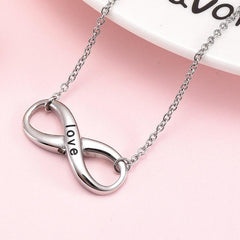 Forever Love Infinity Shaped Cremation Urn Necklace