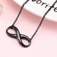 Forever Love Infinity Shaped Cremation Urn Necklace