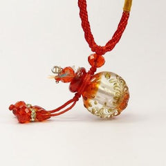 Glass Flask Shaped Cremation Urn Necklace