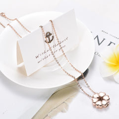 Heart Flower Cremation Urn Necklace