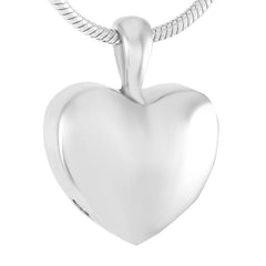 Heart Shaped Cremation Urn Necklace