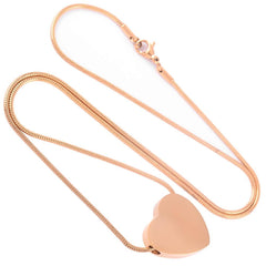 Heart Shaped Cremation Urn Necklace