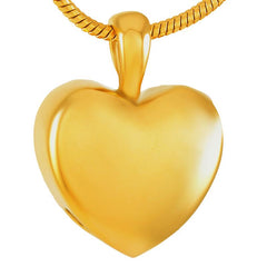Heart Shaped Cremation Urn Necklace