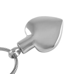 Heart Shaped Cremation Urn Necklace
