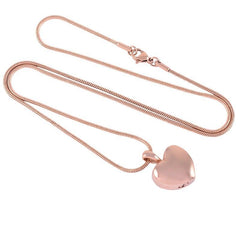 Heart Shaped Cremation Urn Necklace