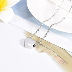 Heart Shaped Cremation Urn Necklace