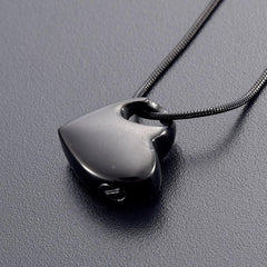 Heart Shaped Cremation Urn Necklace