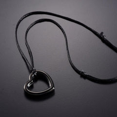 Heart Shaped Modern Cremation Urn Necklace