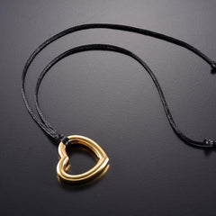 Heart Shaped Modern Cremation Urn Necklace