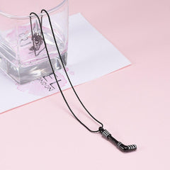 Hockey Stick Cremation Urn Necklace