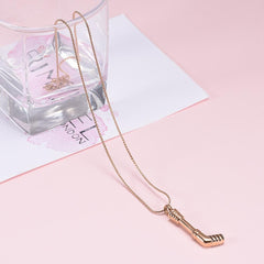 Hockey Stick Cremation Urn Necklace