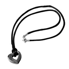 Hollow Heart Cremation Urn Necklace