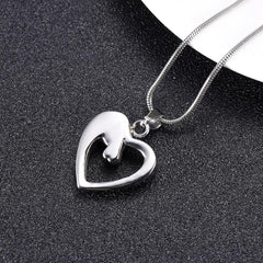 Horse in Heart Cremation Necklace