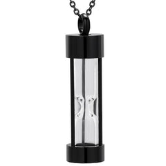 Hourglass Cremation Urn Necklace