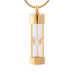 Hourglass Cremation Urn Necklace