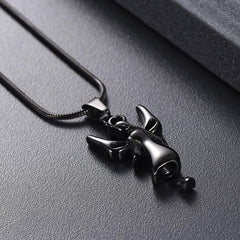 Infinity Angel With Wings Cremation Urn Necklace