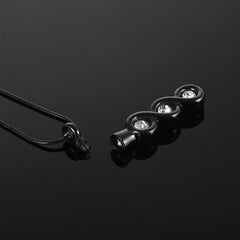 Infinity Gemstone Cremation Urn Necklace With Rhinestones