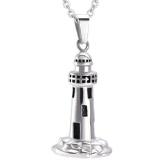 Lighthouse Cremation Urn Necklace