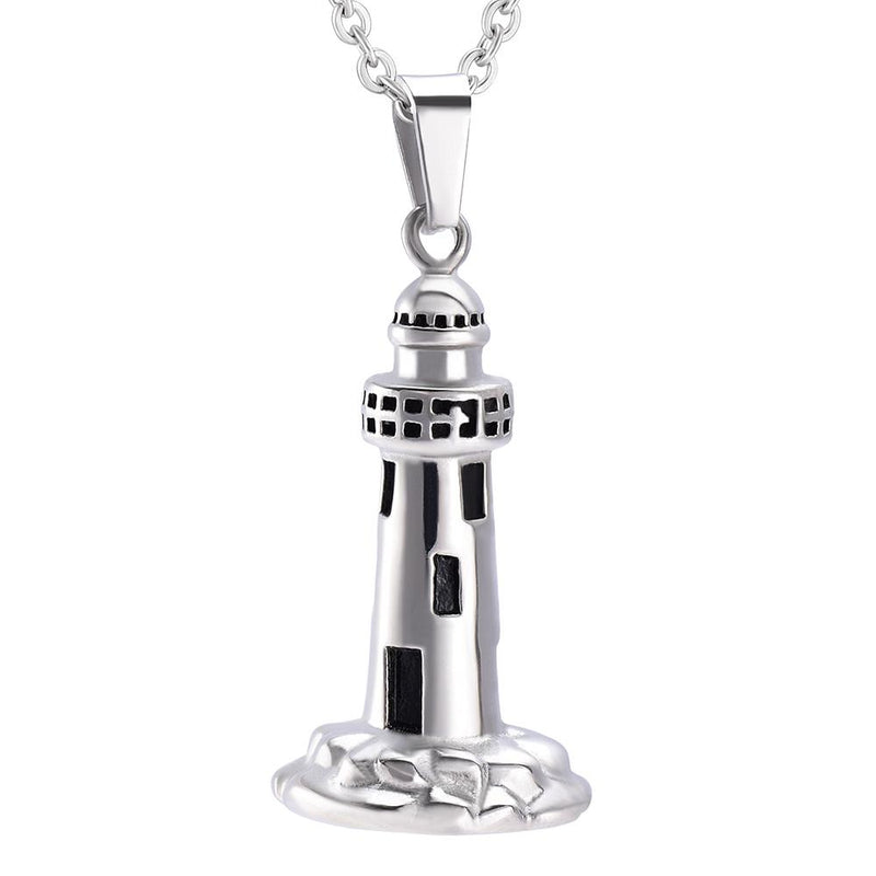 Lighthouse Cremation Urn Necklace