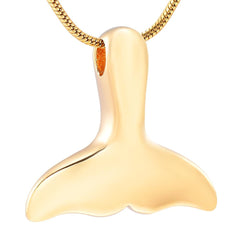 Mermaid Tail Cremation Urn Necklace