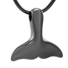 Mermaid Tail Cremation Urn Necklace