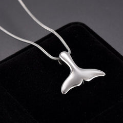 Mermaid Tail Cremation Urn Necklace