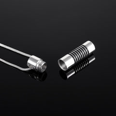Modern Style Cylindrical Cremation Urn Necklace