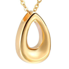Modern Tear Drop Shaped Cremation Urn Jewelry