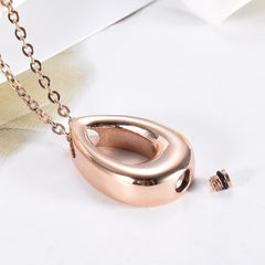 Modern Tear Drop Shaped Cremation Urn Jewelry
