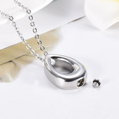 Modern Tear Drop Shaped Cremation Urn Jewelry