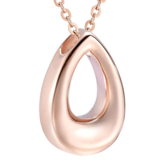 Modern Tear Drop Shaped Cremation Urn Jewelry