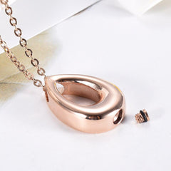 Modern Tear Drop Shaped Cremation Urn Jewelry
