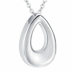 Modern Tear Drop Shaped Cremation Urn Jewelry