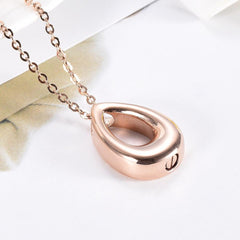 Modern Tear Drop Shaped Cremation Urn Jewelry