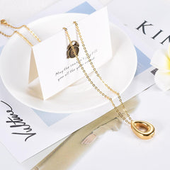 Modern Tear Drop Shaped Cremation Urn Jewelry