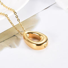 Modern Tear Drop Shaped Cremation Urn Jewelry
