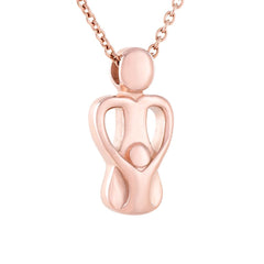 Mom & Child Cremation Urn Necklace