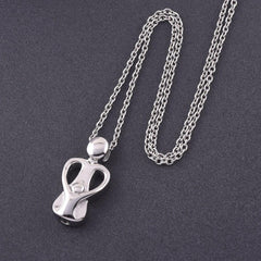 Mom & Child Cremation Urn Necklace