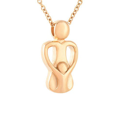 Mom & Child Cremation Urn Necklace