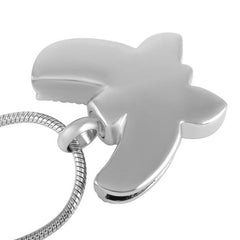 Murano Glass Butterfly Cremation Urn Necklace