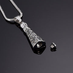 Ornate Lighthouse Cremation Urn Necklace
