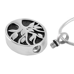Oval Tree Of Life Cremation Urn Necklace