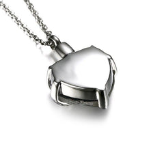 Violet Crystal Heart Urn Necklace Etched Always In My Heart
